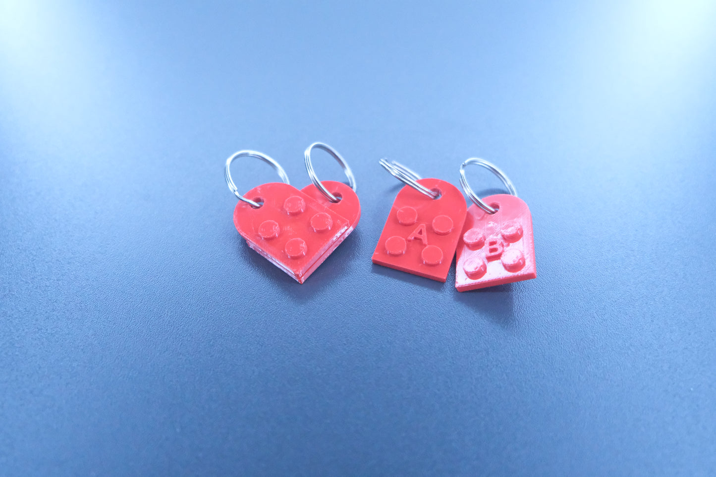 Herz Schlüsselanhänger im 2er-Set