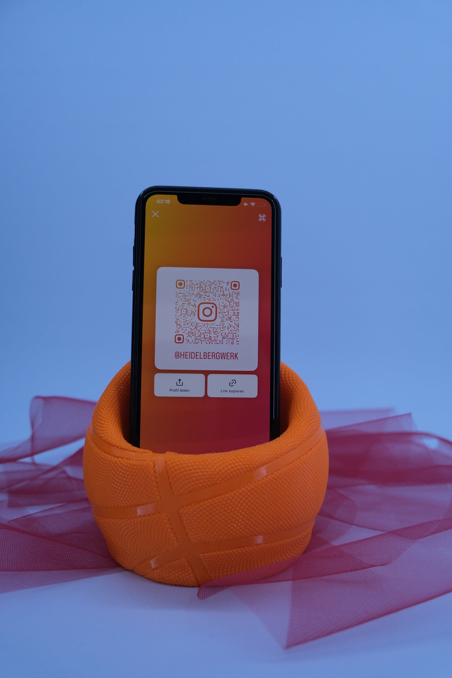 Handyhalter „Basketball“ – stylische Smartphone-Halterung
