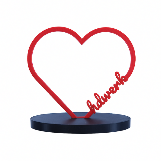 Bilderrahmen „Herz“ - mit (deinem) Namen