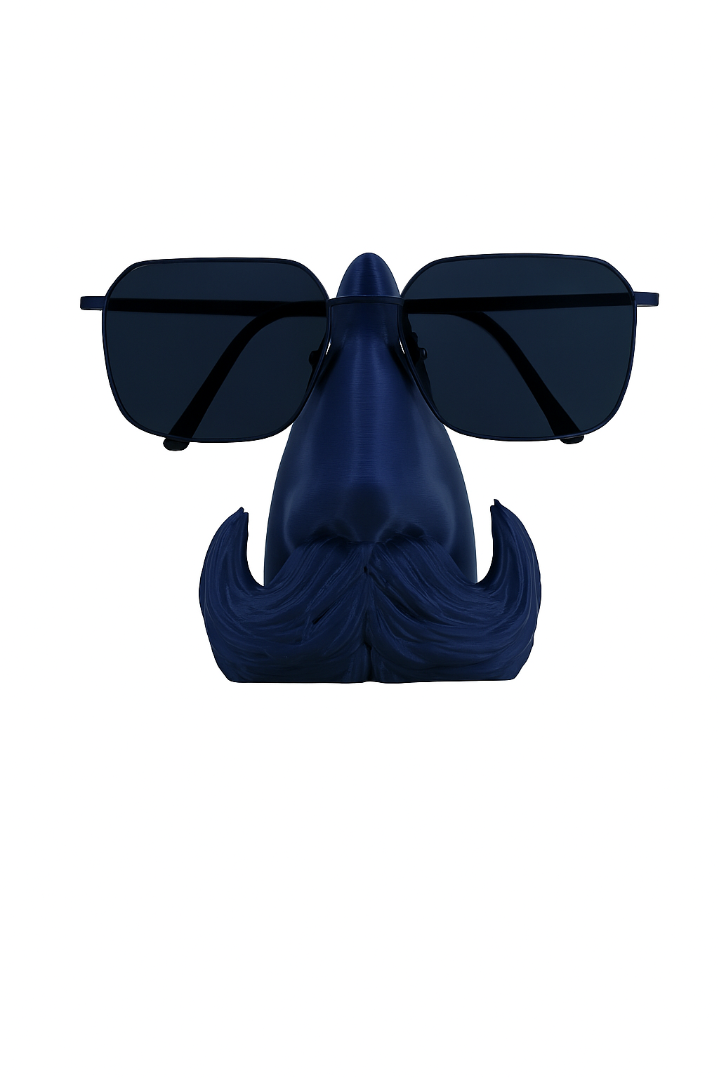 Brillenhalter „Nase“ – stylischer Brillenständer mit Schnurrbart