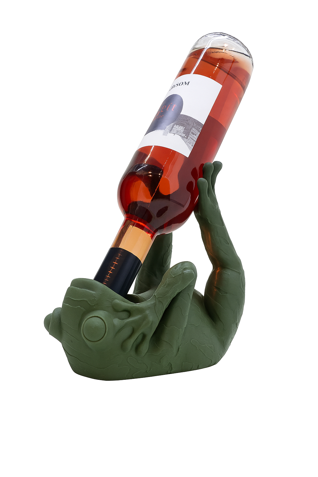 Weinhalter „Frosch“ – origineller Flaschenhalter